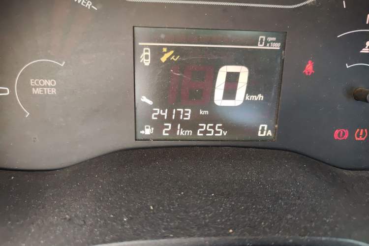 Used Dongfeng Fengon E1 2020 E-Intelligent Model Odometer Close Up