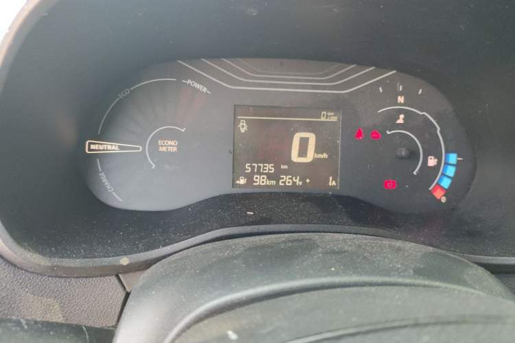 Used Dongfeng Fengon E1 2020 E-Intelligent Model Odometer Close Up