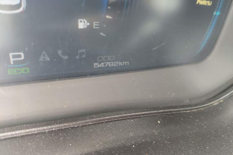 Used Dongfeng Fengon E3 2019 EVR Range-Extended Smart Enjoyment Model Odometer Close Up