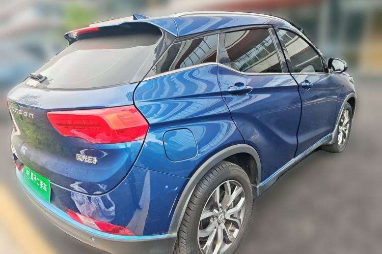 Used Dongfeng Fengon E3 2019 EVR Extended-Range Luxury Model Rear Right 45 Deg