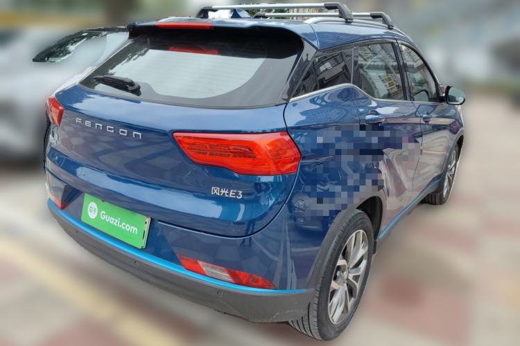 Used Dongfeng Fengon E3 2019 EVR Range-Extended Smart Enjoyment Model Rear Right 45 Deg