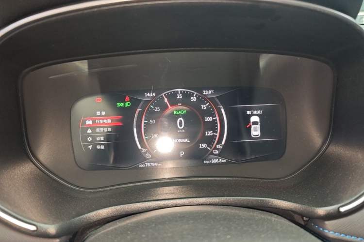 Used Dongfeng Fengon E3 2019 EV Zhiyue Model Custom Edition Instrument Cluster