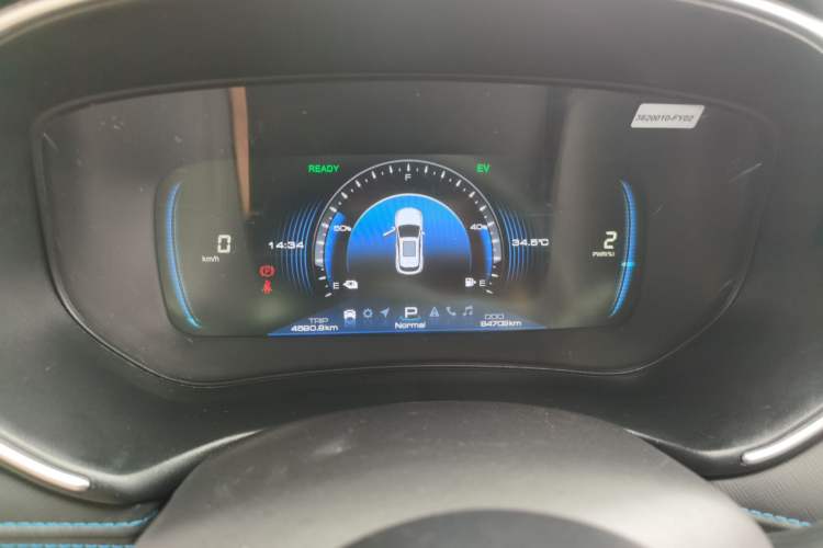 Used Dongfeng Fengon E3 2019 EVR Range-Extended Smart Enjoyment Model Instrument Cluster