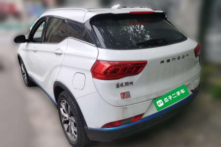Used Dongfeng Fengon E3 2019 EVR Extended-Range Luxury Model Rear Left 45 Deg