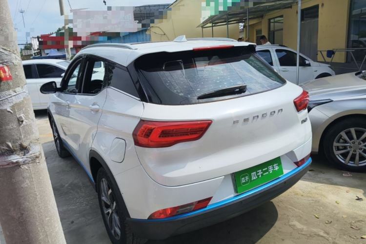 Used Dongfeng Fengon E3 2019 EV Zhihao Model Rear Left 45 Deg