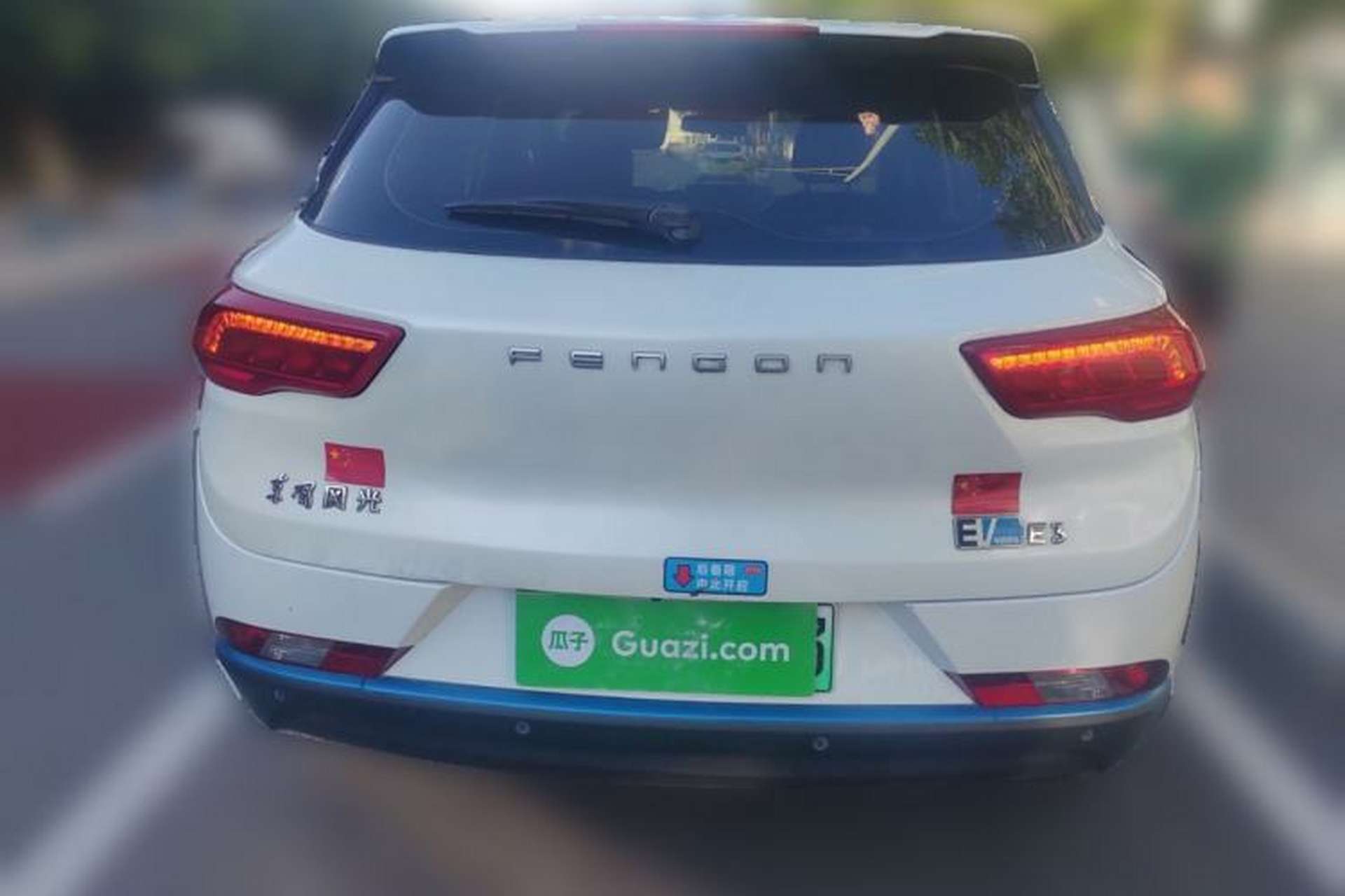 Used Dongfeng Fengon E3 2019 EV Zhiyue Model Rear