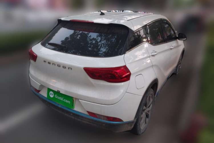 Used Dongfeng Fengon E3 2019 EVR Range-Extended Smart Enjoyment Model Rear Right 45 Deg