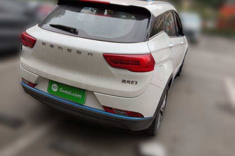Used Dongfeng Fengon E3 2019 EVR Range-Extended Smart Model Rear Right 45 Deg