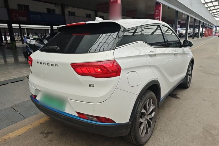 Used Dongfeng Fengon E3 2019 EV Zhiyue Model Custom Edition Rear Right 45 Deg