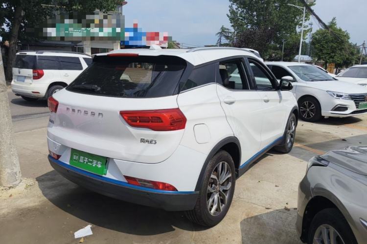 Used Dongfeng Fengon E3 2019 EV Zhihao Model Rear Right 45 Deg