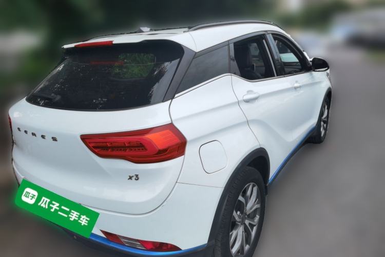 Used Dongfeng Fengon E3 2019 EVR Range-Extended Smart Enjoyment Model Rear Right 45 Deg