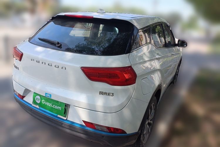 Used Dongfeng Fengon E3 2019 EV Zhiyue Model Rear Right 45 Deg