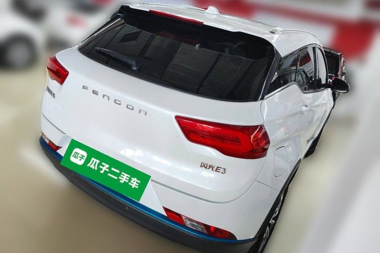 Used Dongfeng Fengon E3 2019 EVR Range-Extended Smart Model Rear Right 45 Deg