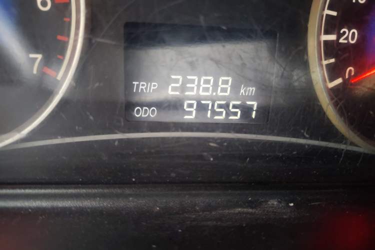 Used Dongfeng Fengon 2013 1.3L Manual Deluxe Edition DK13-08 Odometer Close Up