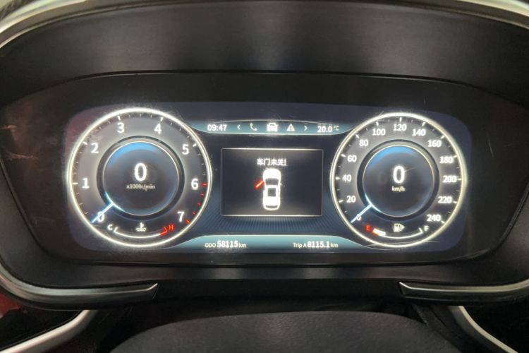 Used Dongfeng Fengon ix5 2019 280TGDI CVT ZhiZun Trim China V Emission Standard Odometer Close Up