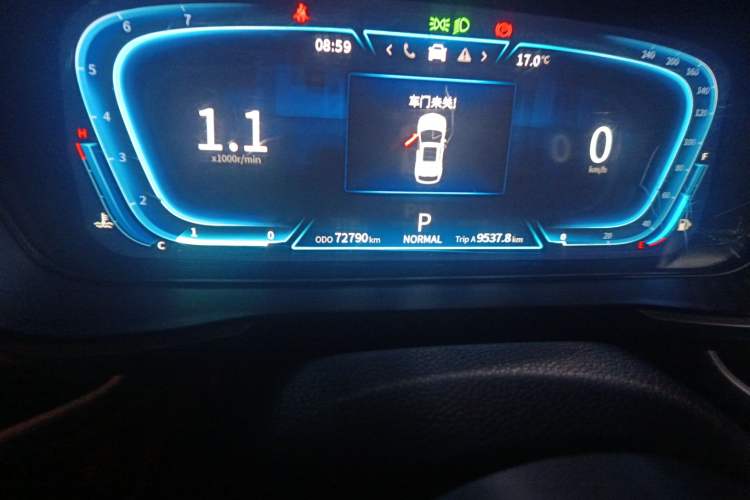 Used Dongfeng Fengon ix5 2019 280TGDI CVT ZhiZun Trim China V Emission Standard Odometer Close Up