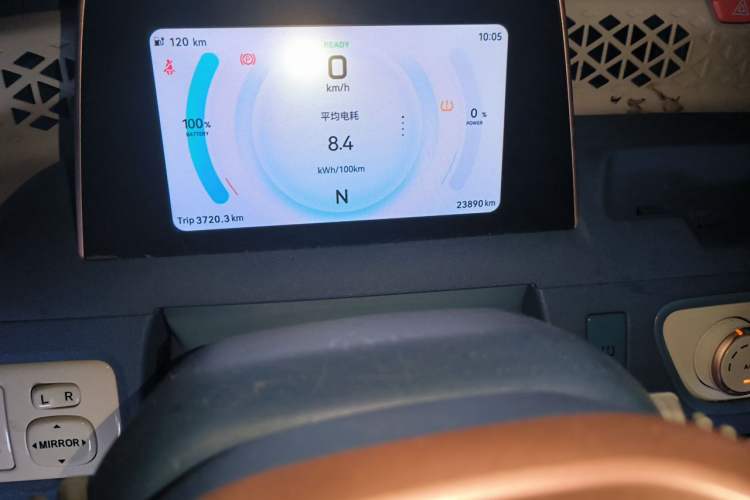 Used Dongfeng Fengon MINIEV 2022 Candy Edition Lightly Sweeted Odometer Close Up