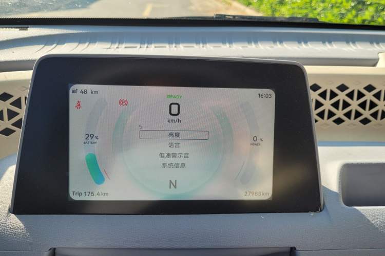 Used Dongfeng Fengon MINIEV 2022 Candy-Style Lollipop Odometer Close Up
