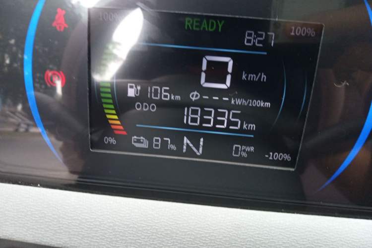 Used Dongfeng Fengon MINIEV 2022 Candy-Style Bubble Gum Odometer Close Up