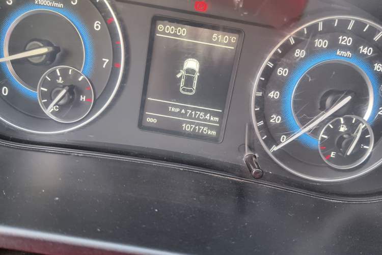 Used Dongfeng Fengon S560 2018 1.8L Manual Urban Model 7 Seats Odometer Close Up