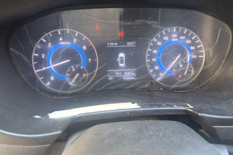 Used Dongfeng Fengon S560 2018 1.8L Manual Urban Model 7 Seats Odometer Close Up