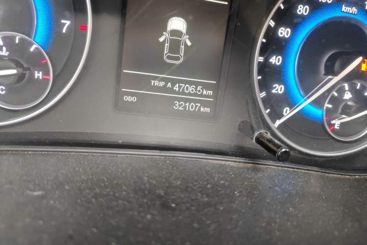 Used Dongfeng Fengon S560 2019 1.8L Manual Urban Model Odometer Close Up
