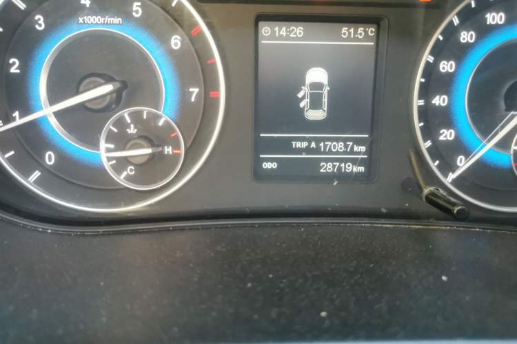 Used Dongfeng Fengon S560 2019 1.8L Manual Urban Model Odometer Close Up