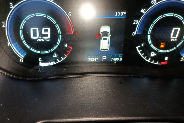 Used Dongfeng Fengon S560 2019 1.8L CVT Comfort Edition Odometer Close Up