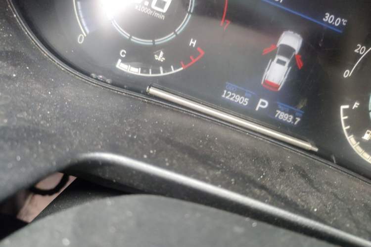 Used Dongfeng Fengon S560 2019 1.8L CVT Comfort Edition Odometer Close Up