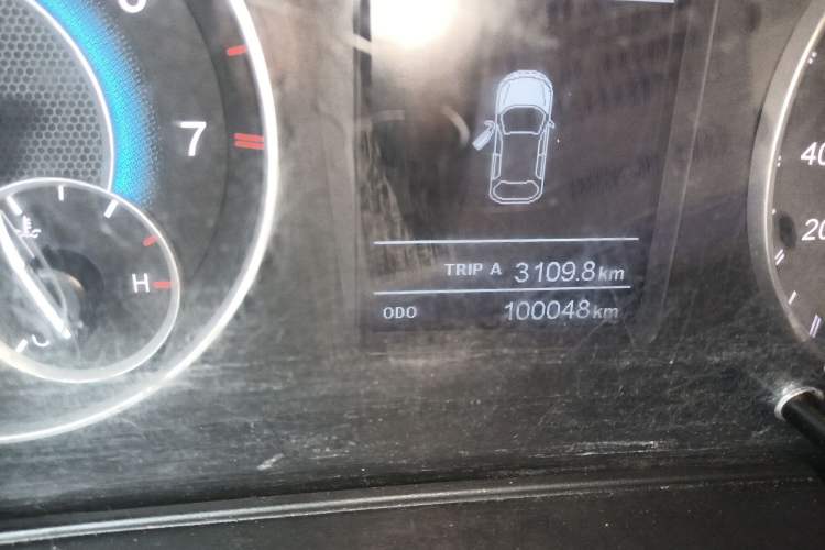 Used Dongfeng Fengon S560 2021 1.5T Manual Urban Model Odometer Close Up