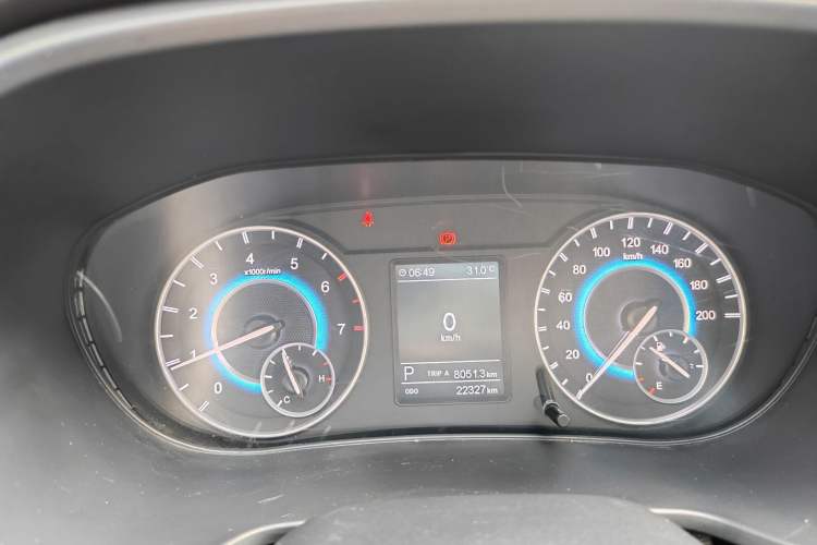 Used Dongfeng Fengon S560 2021 Revised 1.5T CVT Elite Version Odometer Close Up
