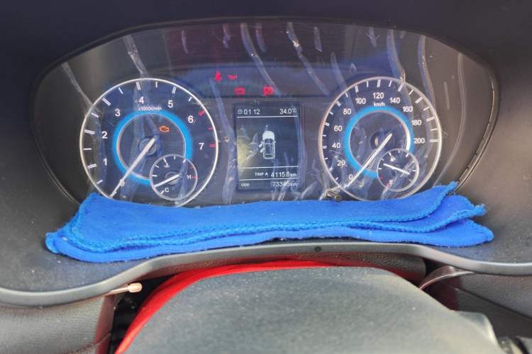 Used Dongfeng Fengon S560 2021 1.5T Manual Urban Model Odometer Close Up