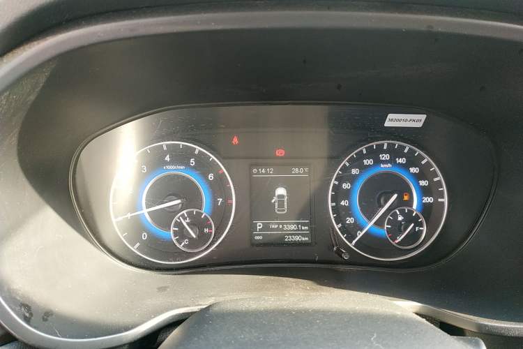 Used Dongfeng Fengon S560 2021 Revised 1.5T CVT Elite Version Odometer Close Up
