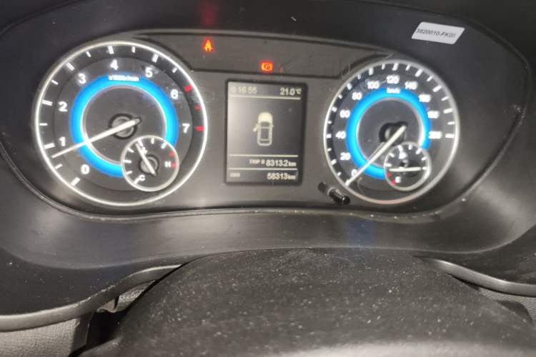 Used Dongfeng Fengon S560 2021 1.5T Manual Urban Model Odometer Close Up