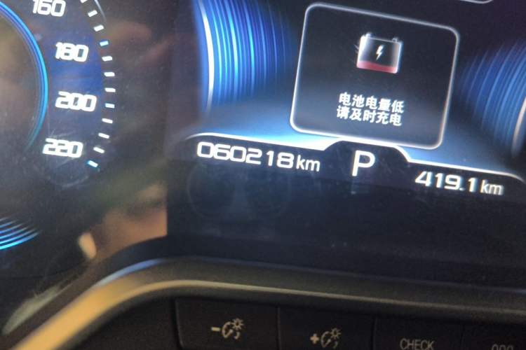 Used Dongfeng Fukang ES600 2022 Smart Drive Edition Odometer Close Up