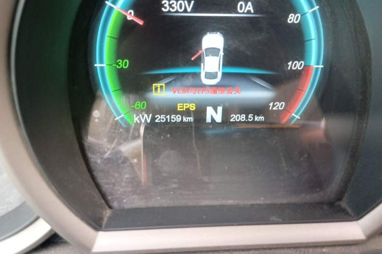 Used Dongfeng Junfeng E11K 2019 Standard Model Odometer Close Up
