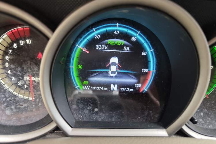 Used Dongfeng Junfeng E11K 2019 Standard Model Odometer Close Up