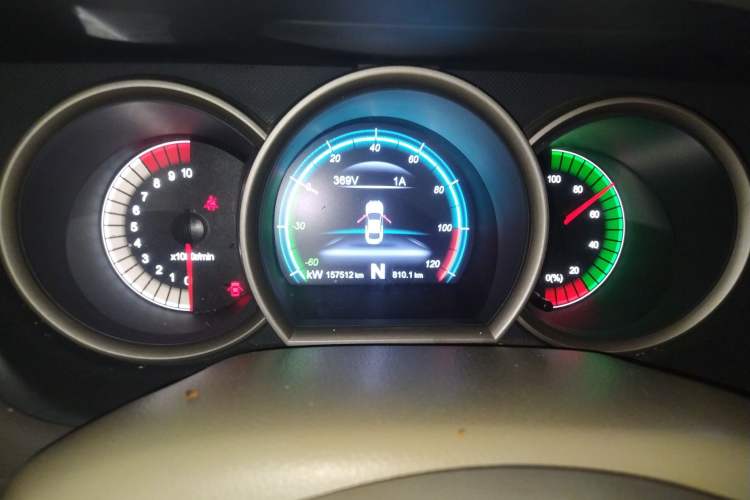 Used Dongfeng Junfeng E11K 2019 Standard Model Odometer Close Up