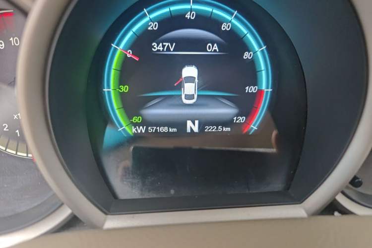 Used Dongfeng Junfeng E11K 2019 Standard Model Odometer Close Up