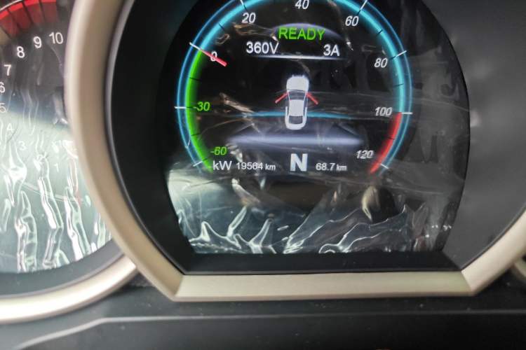 Used Dongfeng Junfeng E11K 2019 Standard Model Odometer Close Up