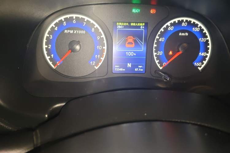 Used Dongfeng Junfeng ER30 2018 Base Model Odometer Close Up