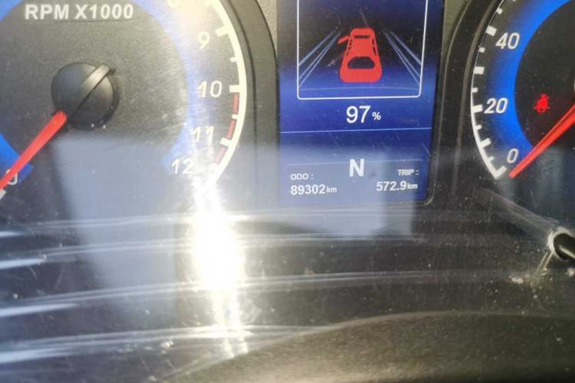 Used Dongfeng Junfeng ER30 2018 Base Model Odometer Close Up