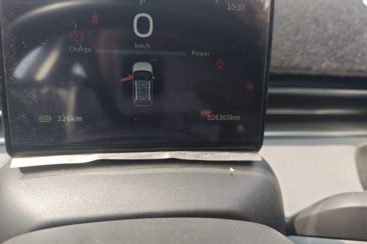 Used Dongfeng NAMMI 01 2025 330KM Youth Edition Odometer Close Up