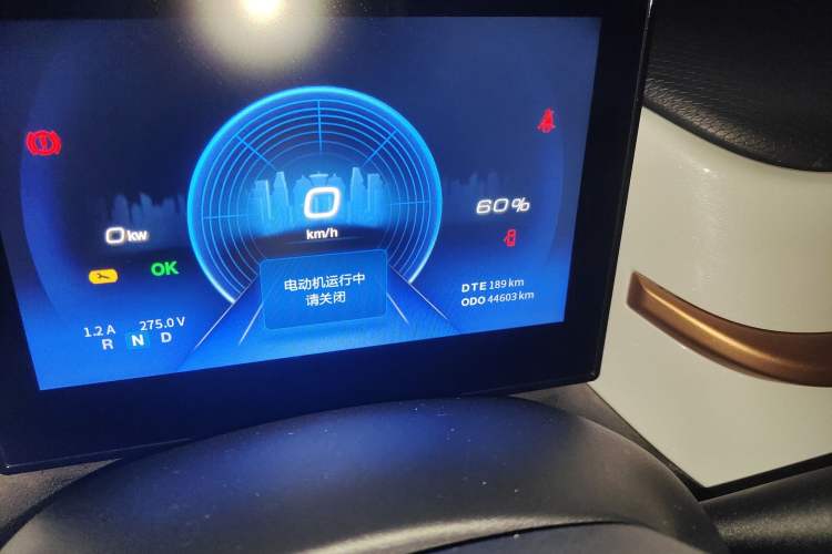 Used Dongfeng NAMMI BOX 2022 Chasing Wind Edition 331 km Standard Model Odometer Close Up