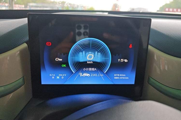 Used Dongfeng NAMMI BOX 2022 Chasing Wind Edition 331 km Standard Model Odometer Close Up