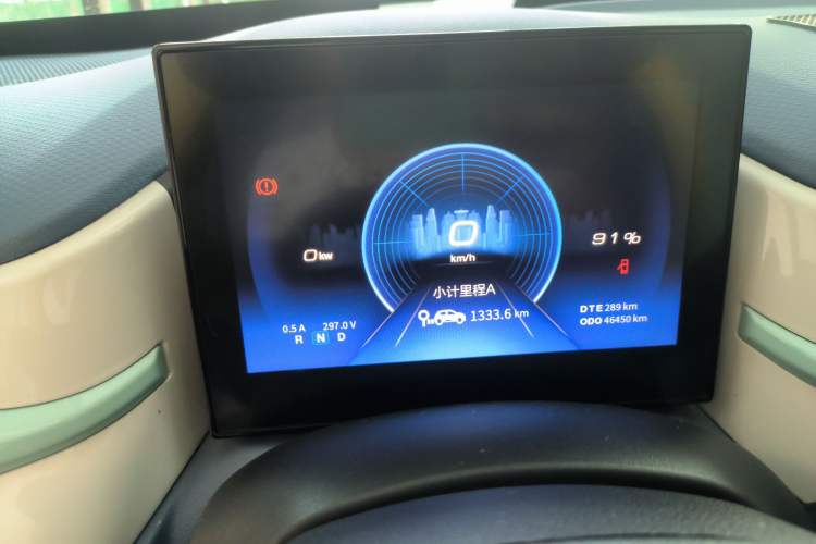 Used Dongfeng NAMMI BOX 2022 Chasing Wind Edition 331 km Standard Model Odometer Close Up