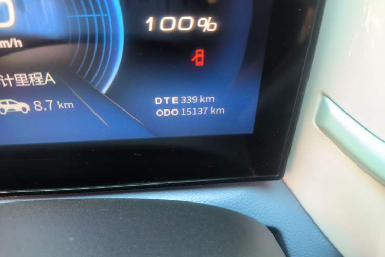Used Dongfeng NAMMI BOX 2022 Chasing Wind Edition 331KM Advanced Model Odometer Close Up