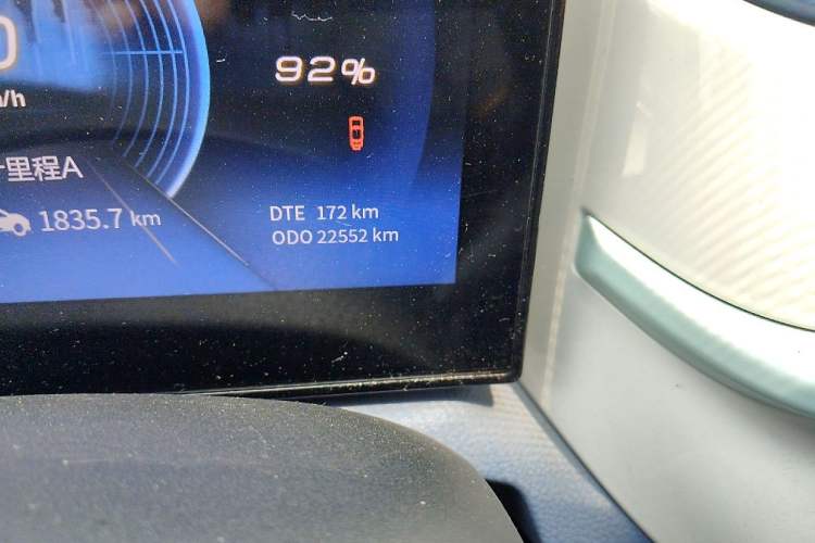 Used Dongfeng NAMMI BOX 2022 Revised Light Wind Edition 201 km Standard Version Odometer Close Up