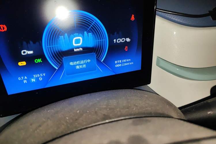 Used Dongfeng NAMMI BOX 2022 Light Wind Edition 201KM Advanced Model Odometer Close Up