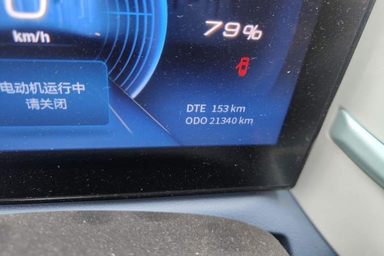 Used Dongfeng NAMMI BOX 2022 Champion Edition Light Wind Version 201KM Standard Model Odometer Close Up